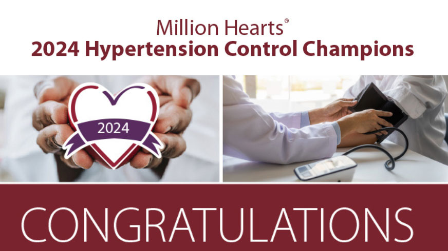 2024 Million Hearts Hypertension Control Champions